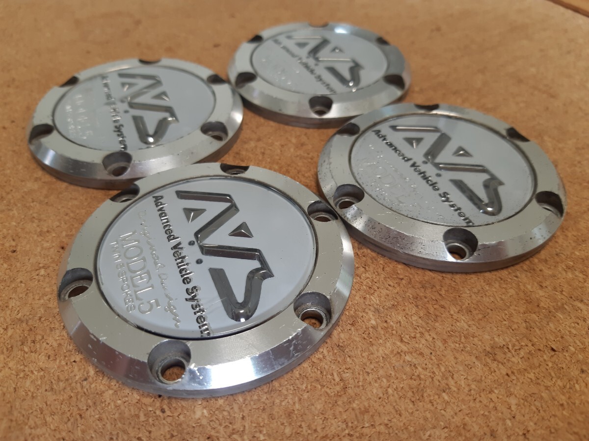 YOKOHAMA AVS MODEL 5 センターキャップ　モデル5 中古4個セット ボルト無し_画像3