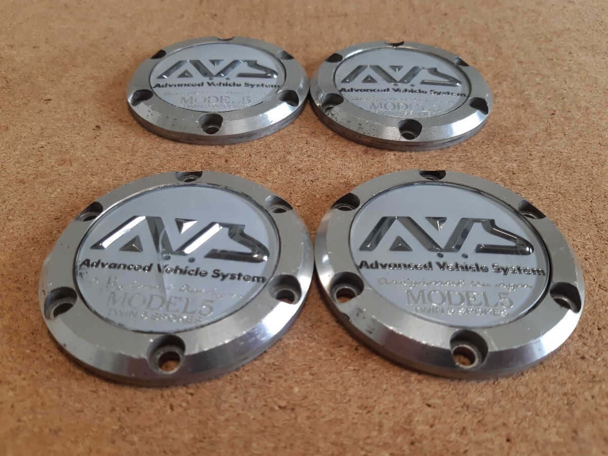 YOKOHAMA AVS MODEL 5 センターキャップ　モデル5 中古4個セット ボルト無し_画像8