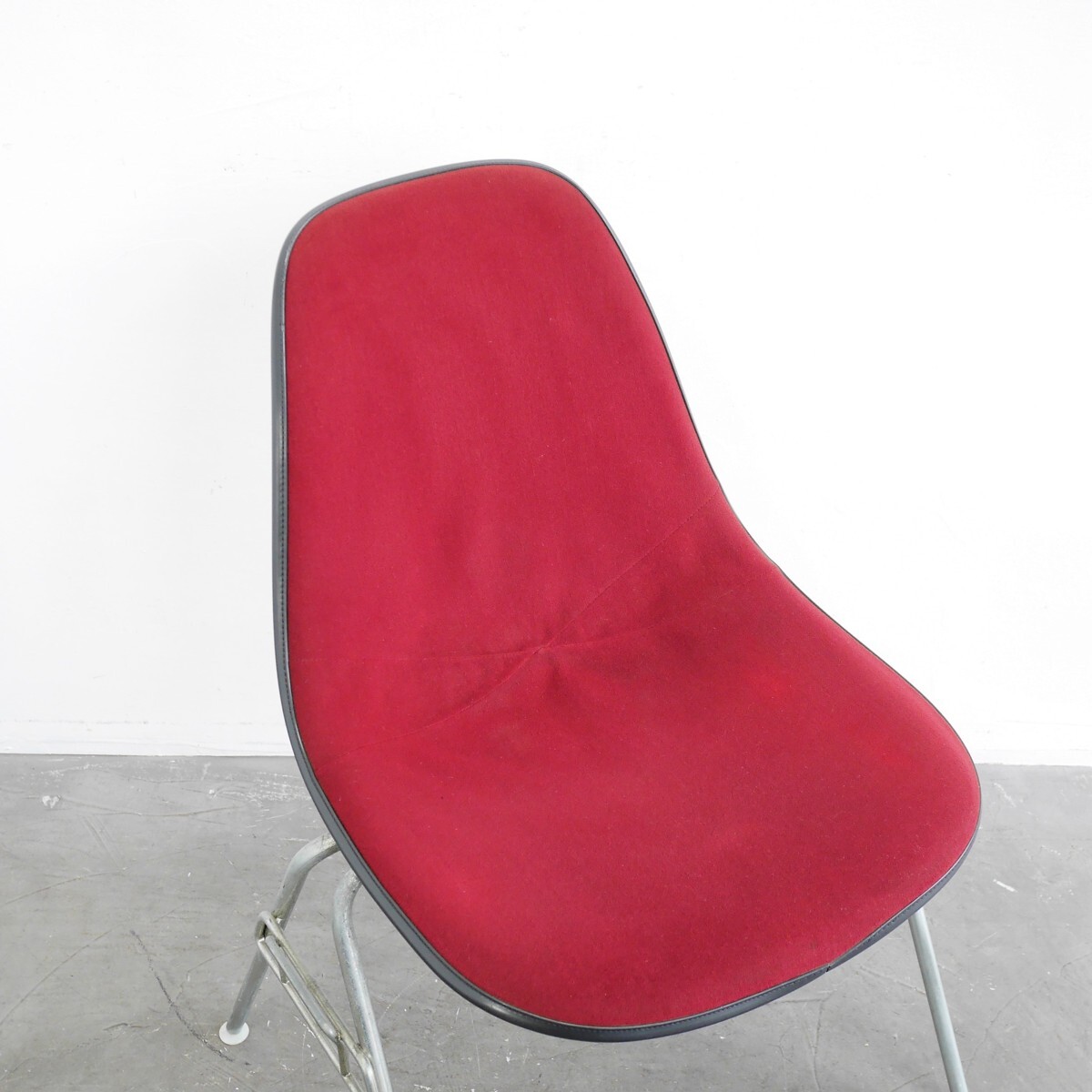 #3977 America 80's Vintage Herman Miller Herman Miller Eames ракушка боковой стул текстильное покрытие старт  King стул 