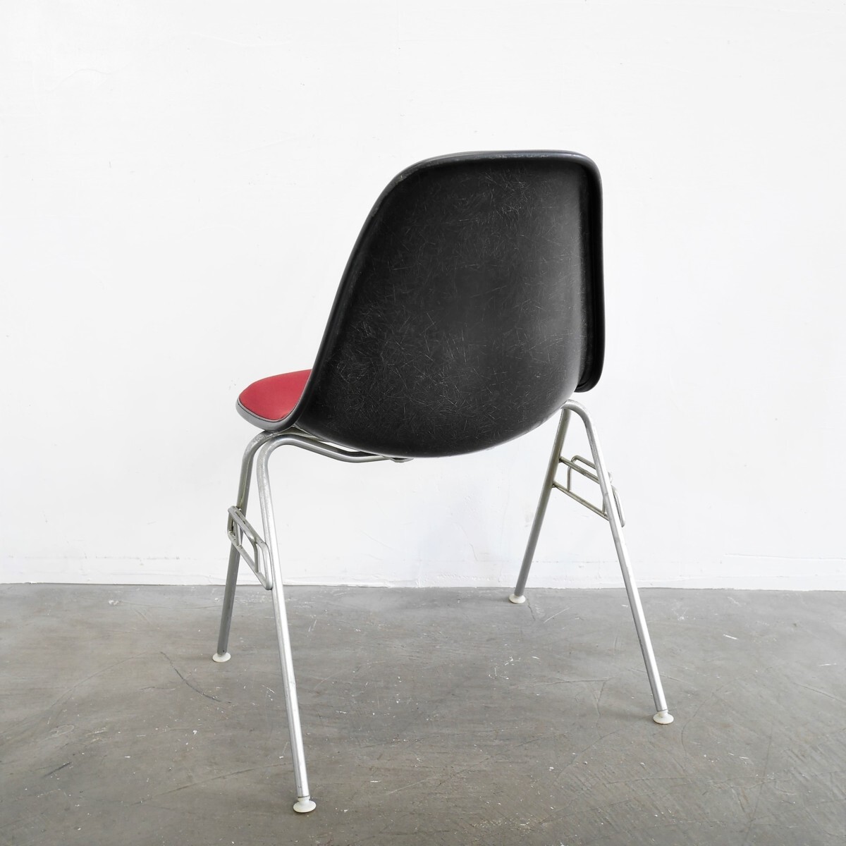 #3977 America 80's Vintage Herman Miller Herman Miller Eames ракушка боковой стул текстильное покрытие старт  King стул 