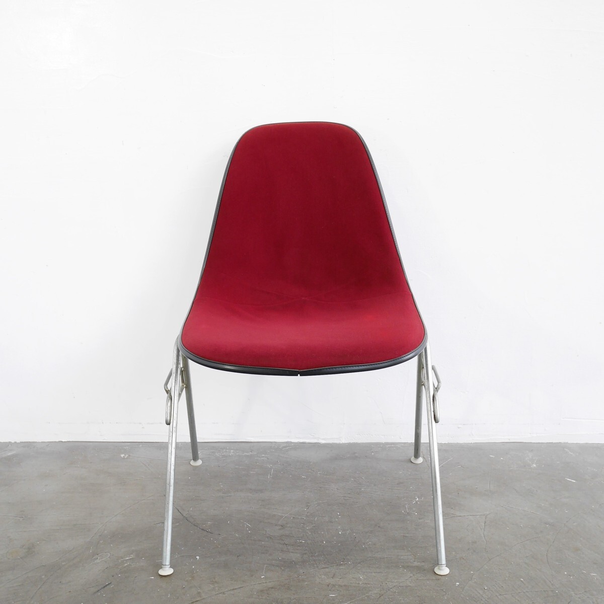 #3977 America 80's Vintage Herman Miller Herman Miller Eames ракушка боковой стул текстильное покрытие старт  King стул 