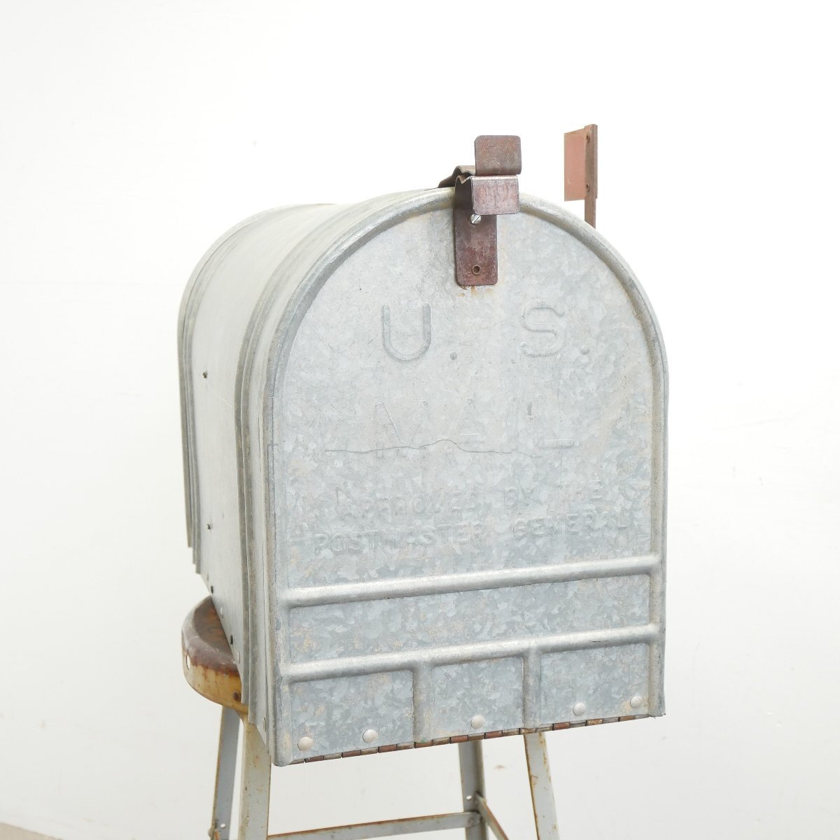 ヴィンテージ U.S.MAIL BOX 郵便ポスト 特大サイズ / アメリカ ジャンクスタイル カフェ 店舗什器 ディスプレイ小物 #510-30-49-452
