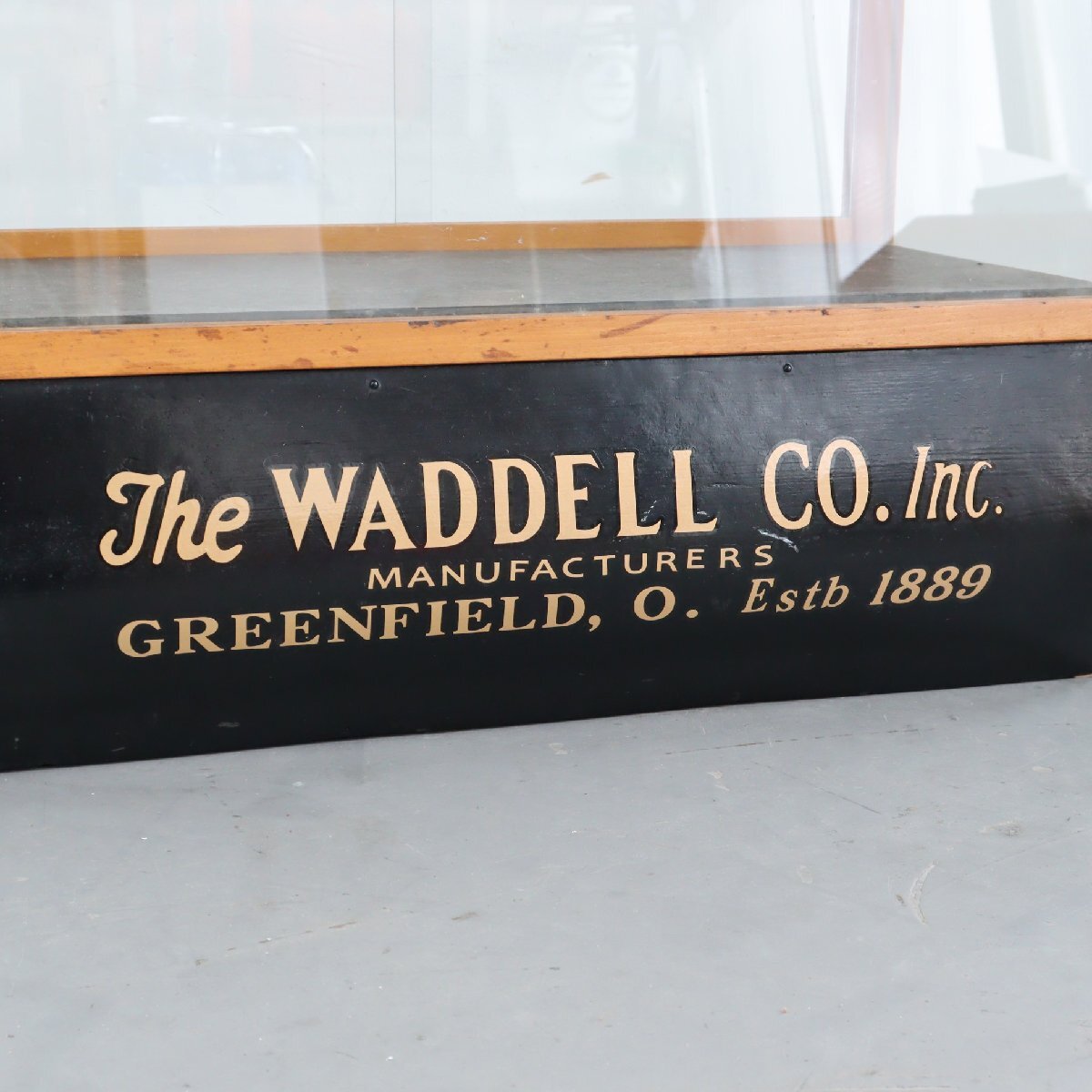 40s WADDELL CO. ヴィンテージ 4段式 ガラスケース /アンティーク アメリカ 飾り棚 ショーケース ディスプレイ#610-140-287-678