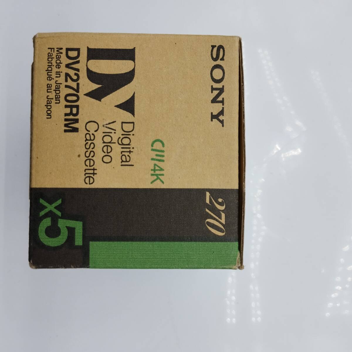 【s18454】SONY DV270RM スタンダードデジタルビデオカセット 5本セット ソニー