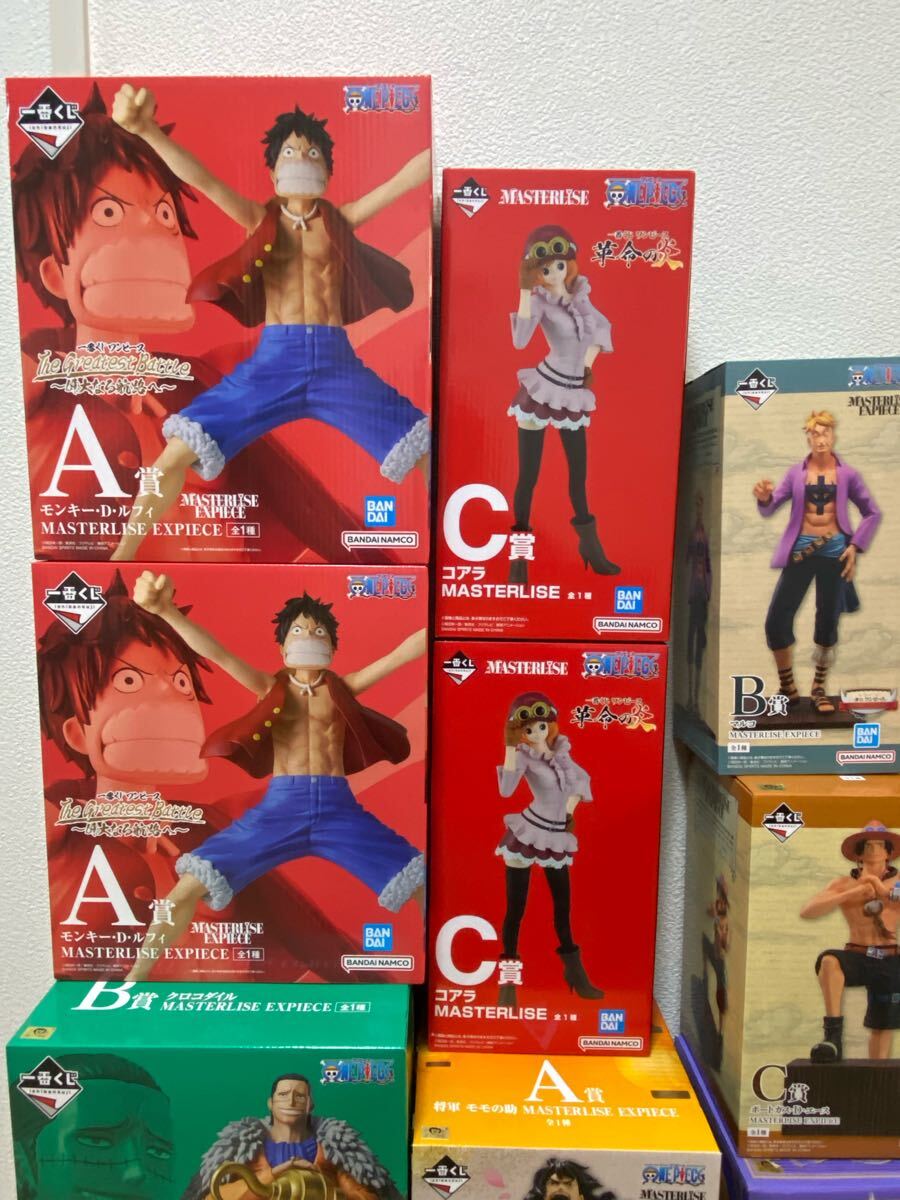 一番くじ ワンピース マスターライズ クロコダイル ルフィ ギア3