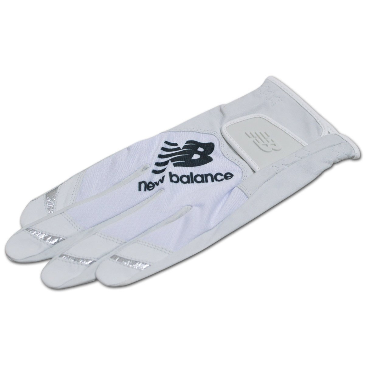 2025新作【ニューバランス】グローブ 手袋 L 23cm～24cm 白 012-5985001-30 new balance ゴルフ 羊革 おしゃれ かっこいい @