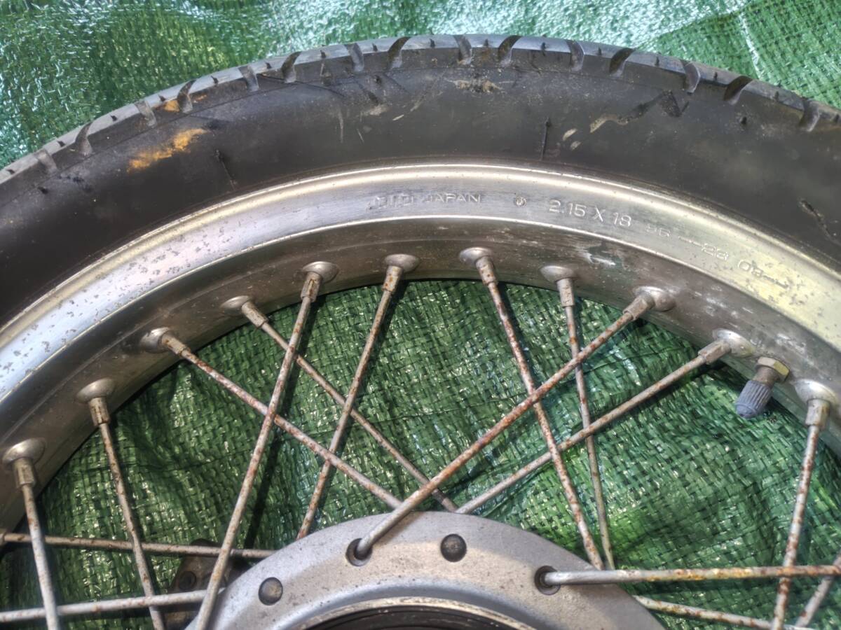 ★ＧＢ４００／５００★ＮＣ２０／ＰＣ１６ リアホイール 純正中古の画像2