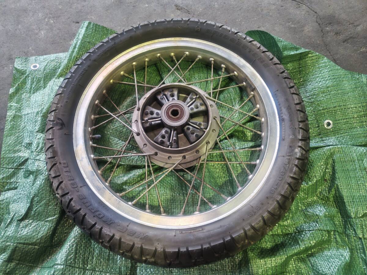 ★ＧＢ４００／５００★ＮＣ２０／ＰＣ１６ リアホイール 純正中古の画像4