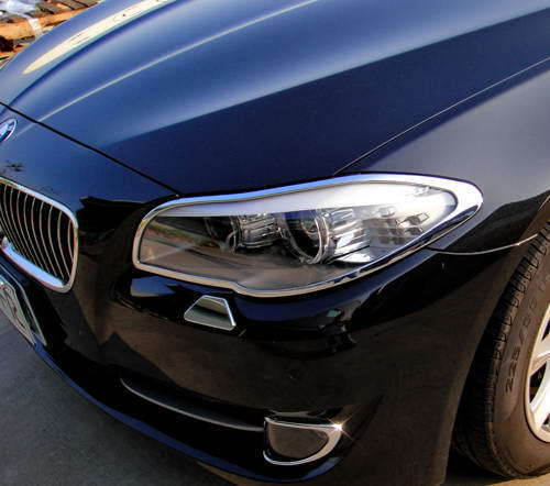 BMW металлизированный передняя фара передняя фара кольцо F10 F11 523i 523d 528i 535i 550i M5 активный hybrid 5 M спорт 5 серии 