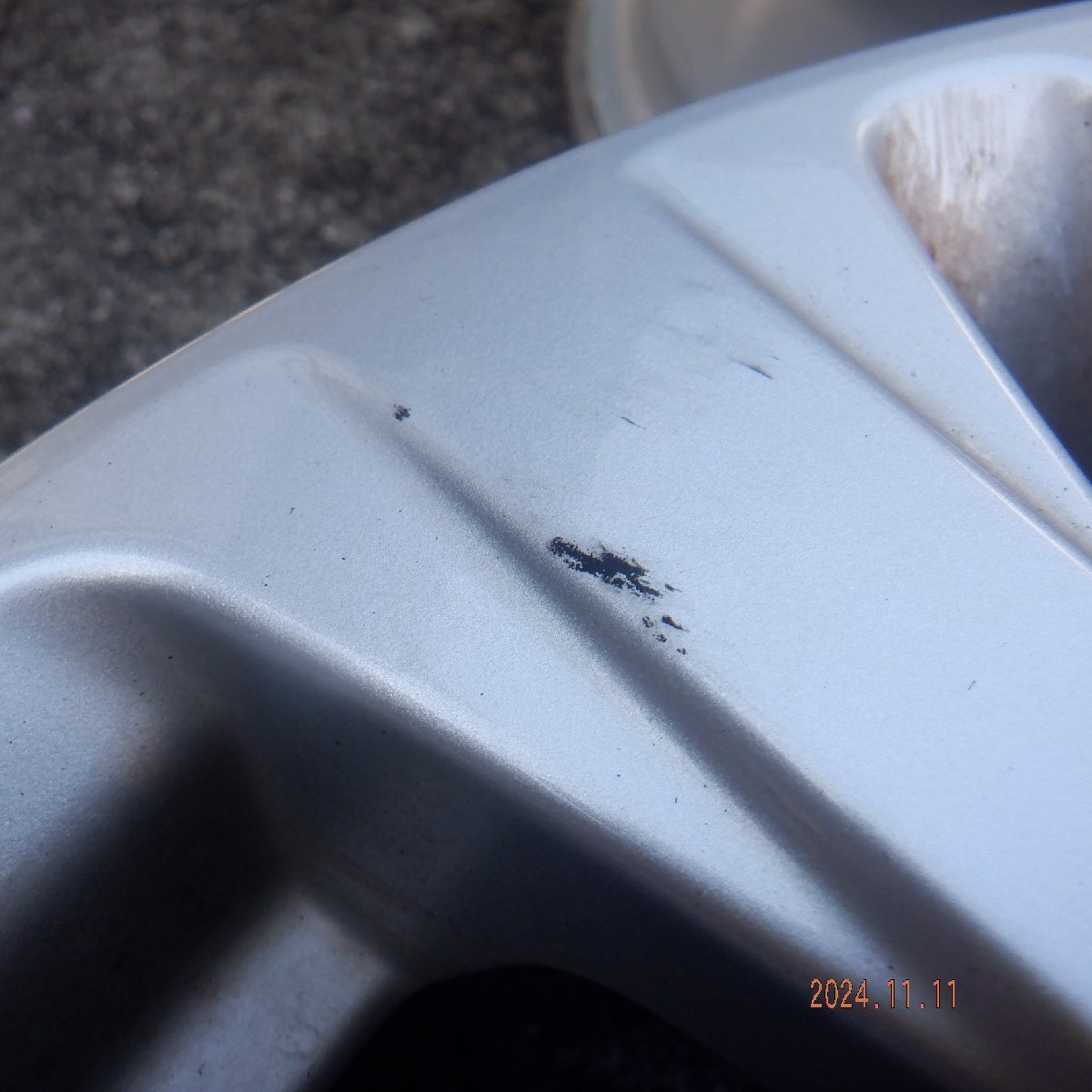 ▲純正　スズキ　15X5J　PCD.100　オフセット45　4穴　アルミホイール4本セット　売り切り：33051