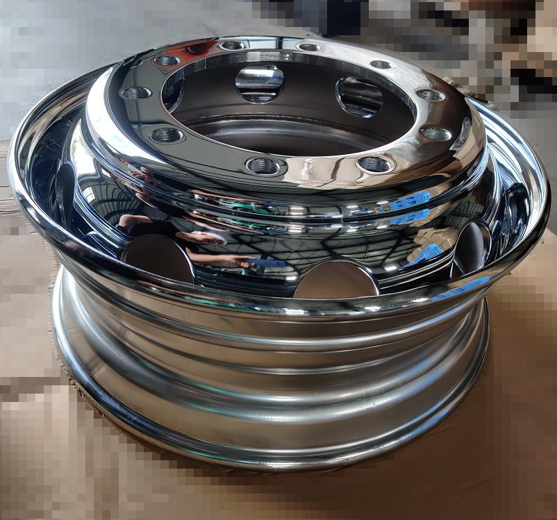 新入荷　★新ISO クロムメッキホイール フロント用 22.5*7.50 10穴