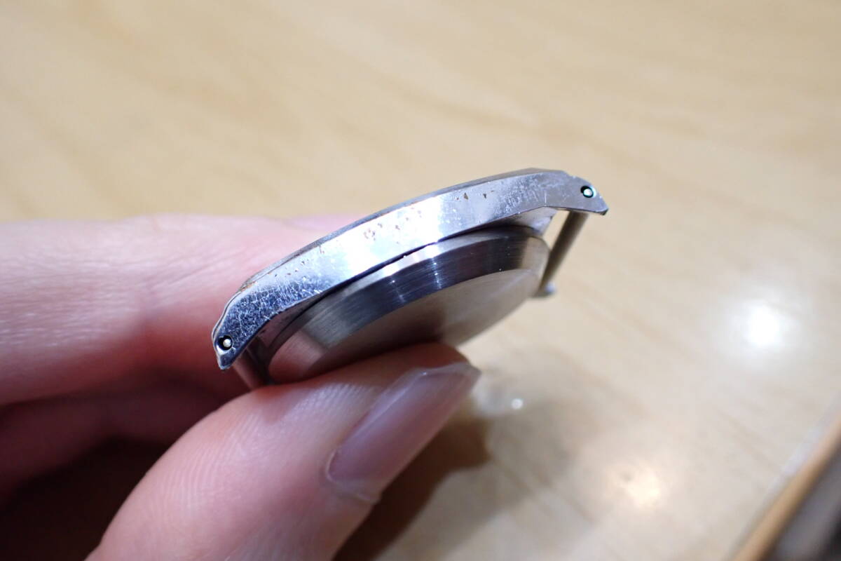 デッドストック 希少 ◆ シチズン F型 戦前　カットバランス アラビア數(shù)字/24時(shí)間表示 変わりケース アンティーク 手巻き腕時(shí)計(jì)