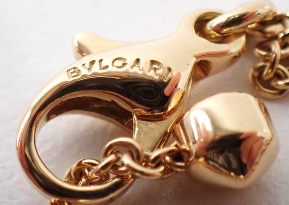 美品 BVLGARI(ブルガリ) ルチアネックレス K18YG Au750 18金 イエローゴールド 13.6g ペンダントネックレス レディース