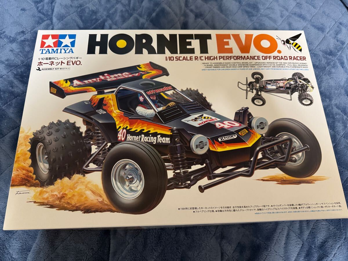 タミヤ 1/10 RCカー ホーネット EVO.【未組み立て】 Yahoo!オークション - タミヤ ホーネット EVO 未組み立て品