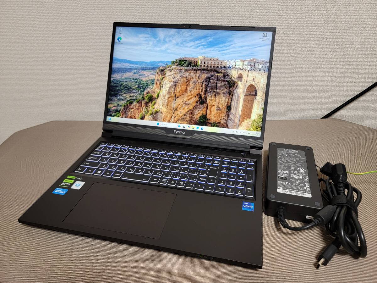 美品 iiyama Level infinity Core i7 13700HX GeForce RTX4060 DDR5 16GBメモリ NVMe 1TB SSD Windows11 動(dòng)作OK
