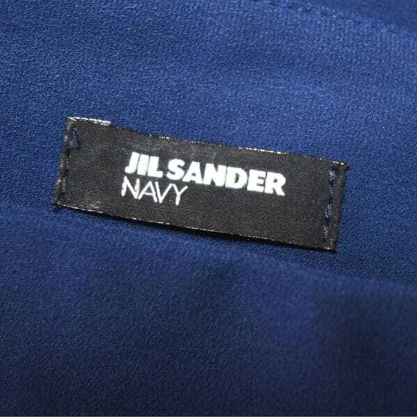  прекрасный товар / Jil Sander темно-синий JIL SANDER NAVY flair юбка Италия производства надпись 32 номер М соответствует б/у одежда синий женский весна осень-зима низ колени длина 