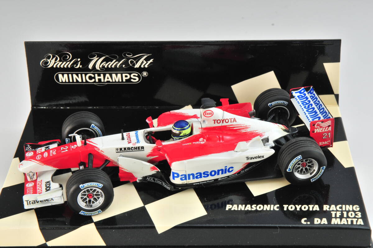 MINICHAMPS PANASONIC TOYOTA RACING TF103 C.DA MATTA ミニチャンプス パナソニック トヨタ レーシング C.ダマッタ 1/43