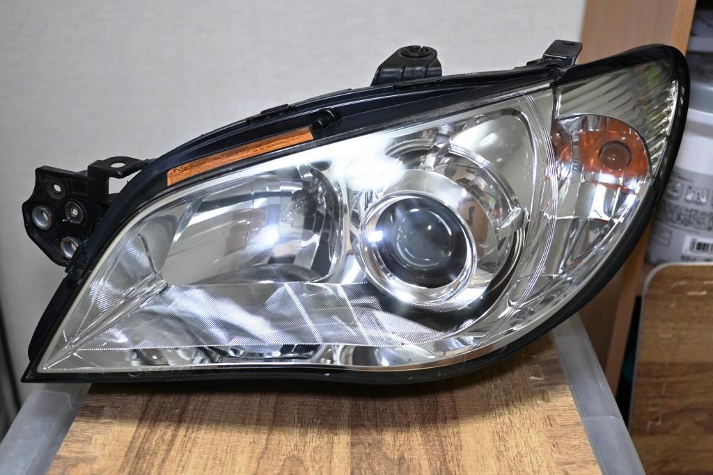  прекрасный товар пожелтение нет SUBARU GD GG GG2 GG3 GGA GGC WRX ястреб глаз Impreza оригинальный поздняя версия металлизированный HID передняя фара левый и правый в комплекте ICHIKOH 1773 5K①