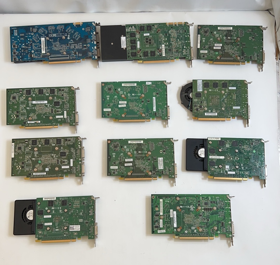 1円～【NVIDIA 他】各メーカー ?グラボ★グラフィックボード★NVIDIA QUADRO K4200/K2200/K2000/2000D 動(dòng)作未確認(rèn) 11點(diǎn)セット【ジャンク】