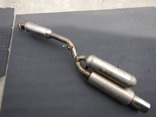 ◆DY5W　リアマフラー◆HKS　Silent Hi Power 03S00187◆デミオ　サイレントハイパワー　リアピース　ジャンク品　【25051520】_画像4