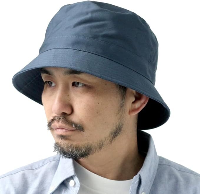 ＜XLサイズ(62cm)＞＜Navy＞Regnuu バケットハット メンズ 帽子 コットン 日本製 レディース 春 夏 春夏 大きいサイズ 帽子_画像1