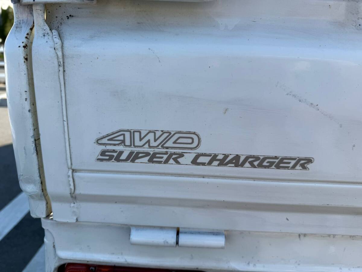 スバル　サンバートラック　スーパーチャージャー　平成17年7月　車検令和9年5月　MT5 4WD パワステ　エアコン