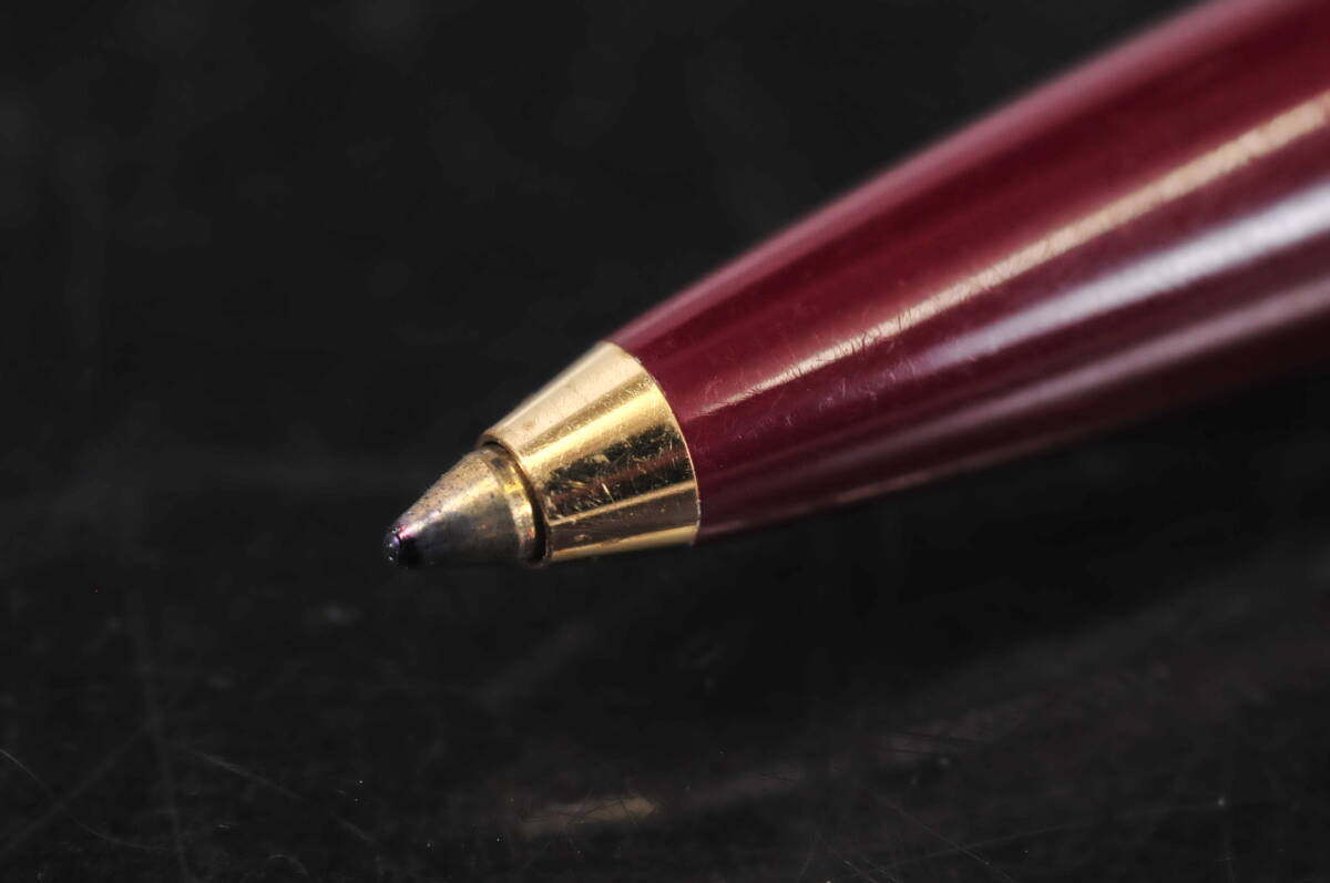 MONTBLANC　モンブラン　ハンマートリガー　ボールペン　ボルドー革ケース付　中古品　03304006-1