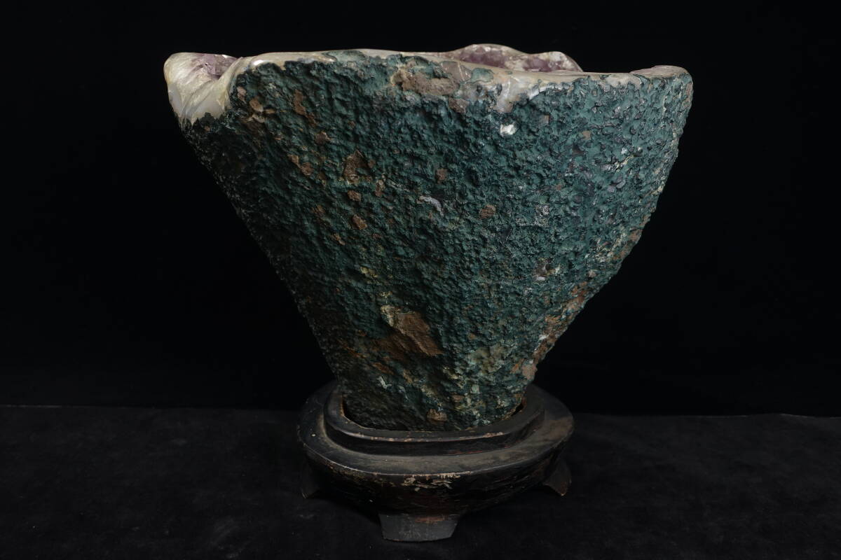 鉱石】 アメジストドーム 高さ：27cm 直径：33cm 重量：11.8kg