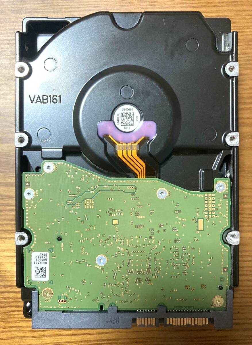 【状態◎】Western Digital ウェスタンデジタル/HGST Ultrastar HUS726T4TALA6L4 3.5インチ HDD 4TB（高パフォーマンス・高耐久性HDD）_画像2