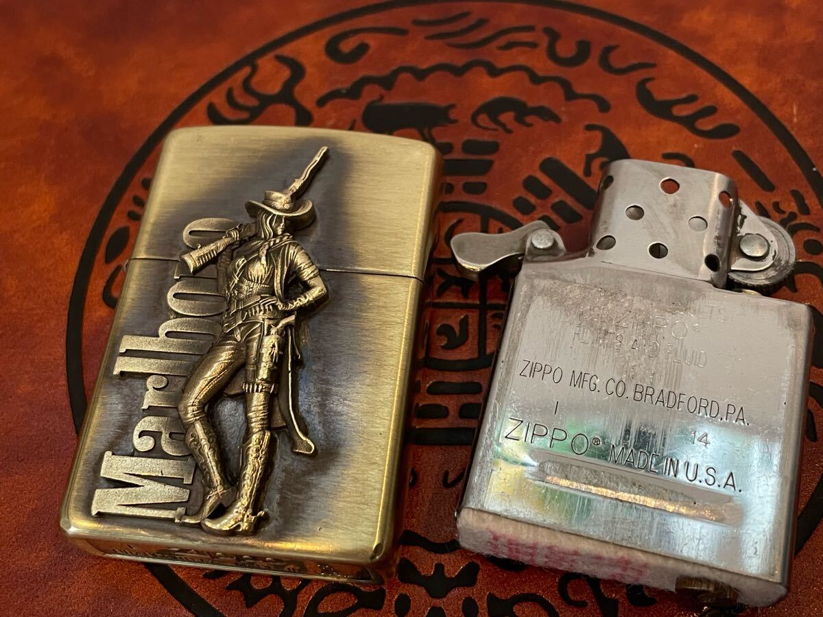 1円 ZIPPO ライター マルボロ Marlboroジッポ Zippoオイル
