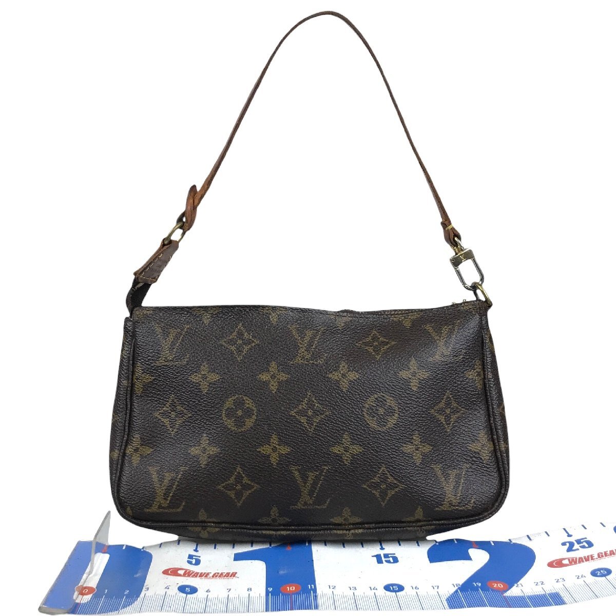 【1円～】ルイヴィトン LOUIS VUITTON バッグ ポーチ モノグラム ポシェットアクセソワール M51980 VI1000 レザー ブラウン 中古