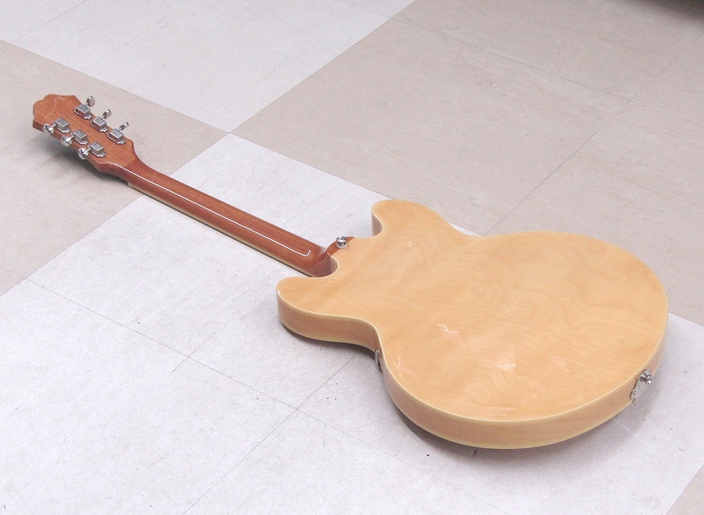 Epiphone Epiphone Casino NA semi ako электрогитара натуральный мягкий чехол приложен б/у прекрасный товар рабочий товар 