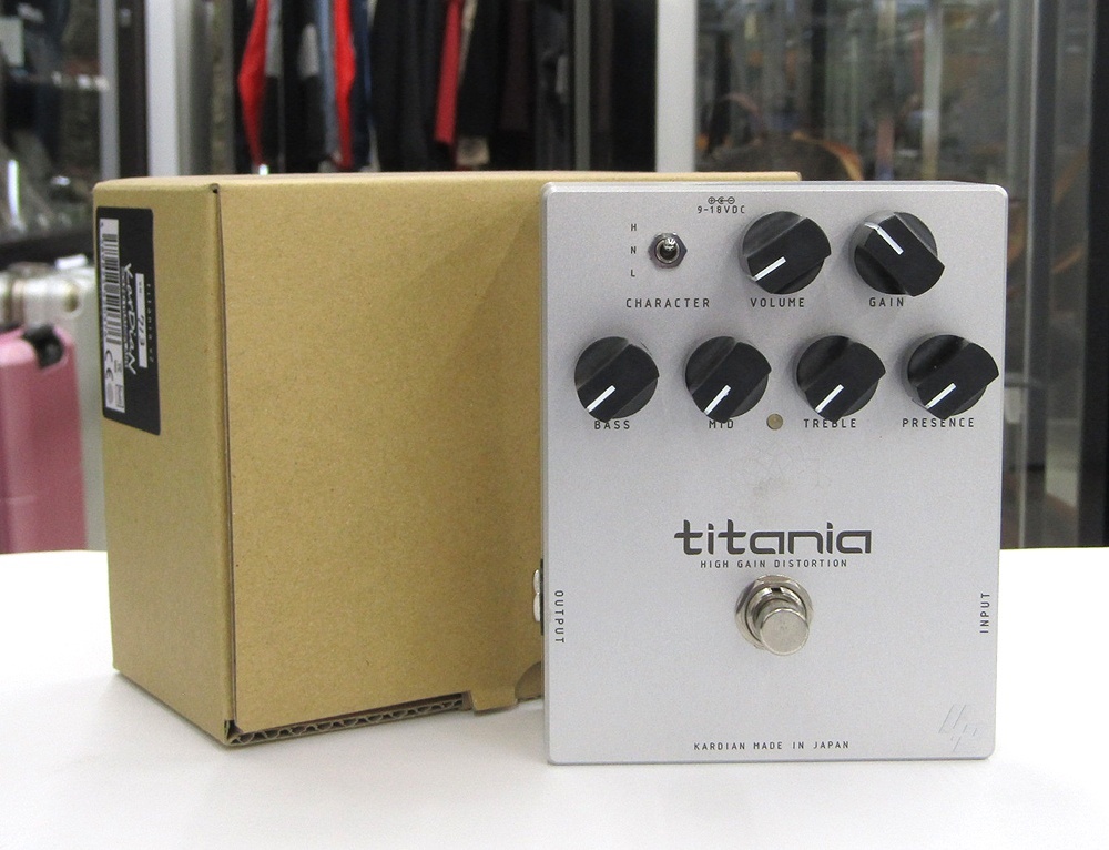 KarDiaN カージアン TITANIA V2 ギターエフェクター ハイゲインディストーション 中古良品