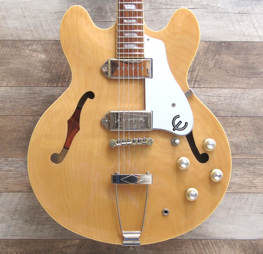 Epiphone Epiphone Casino NA semi ako электрогитара натуральный мягкий чехол приложен б/у прекрасный товар рабочий товар 