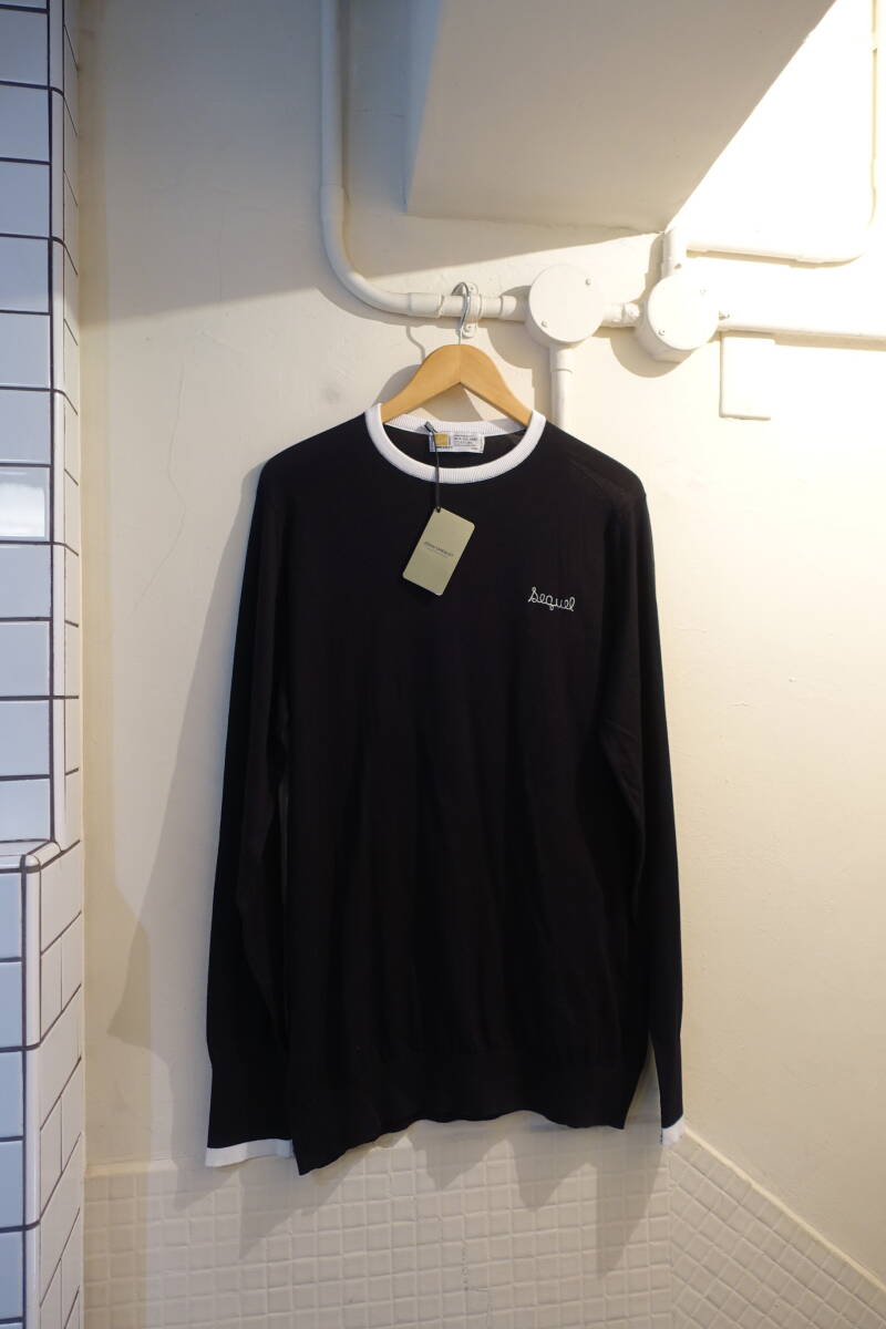 ジョンスメドレー JOHN SMEDLEY × フラグメントデザイン　fragment ×　シークエル　SEQUEL 薄手　コットン　ニット　サイズXXＬ　未使用