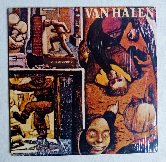 VAN HALEN「FAIR WARNING」米ORIG [初回WB橫線] シュリンク美品