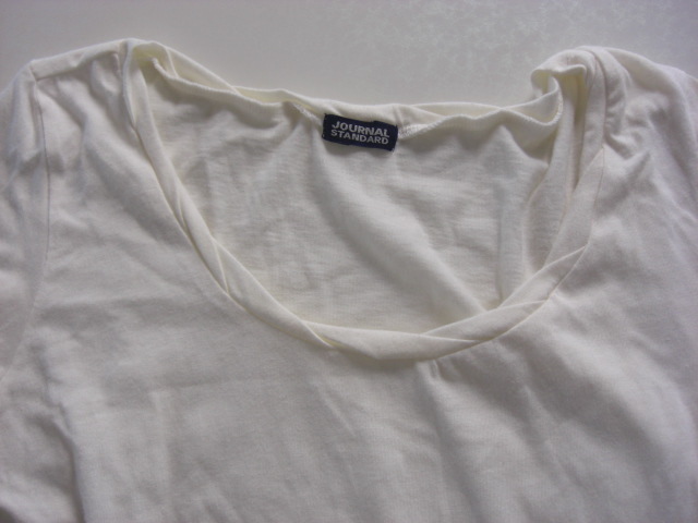 美品ジャーナルスタンダード　長袖カットソー　アイボリー_画像2