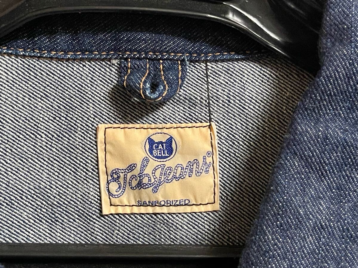 TCB JEANS WORKING CAT HERO JACKET デニムジャケット デニム ジャケット 44 ラングラー　タイプ　左綾