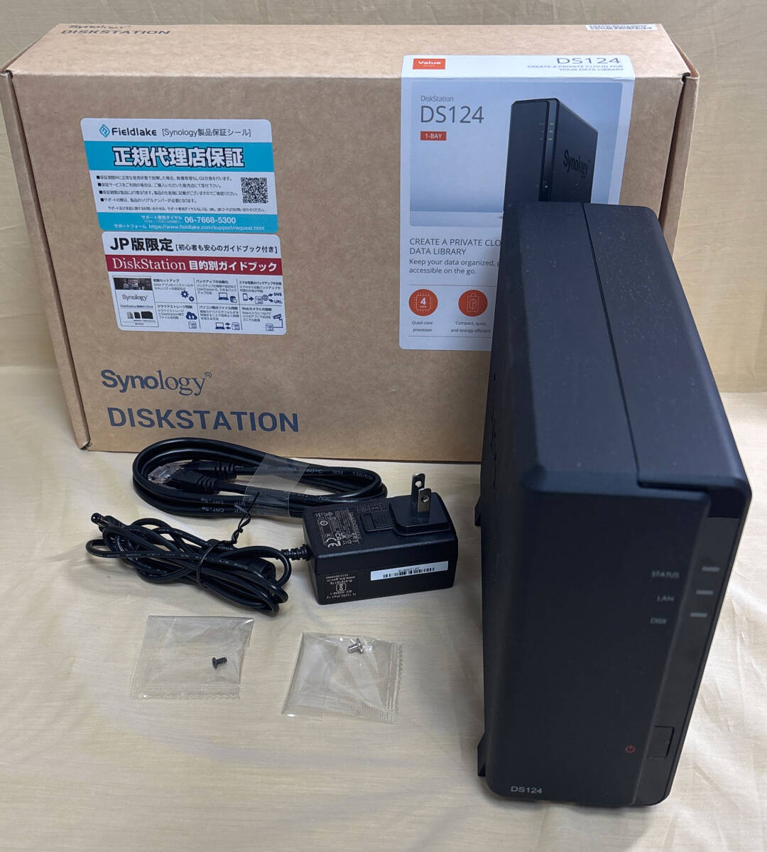 *Synology DiskStation DS124 (NAS) & жесткий диск есть WESTERN DIGITAL 6TB HDD (WD60EFRX)
