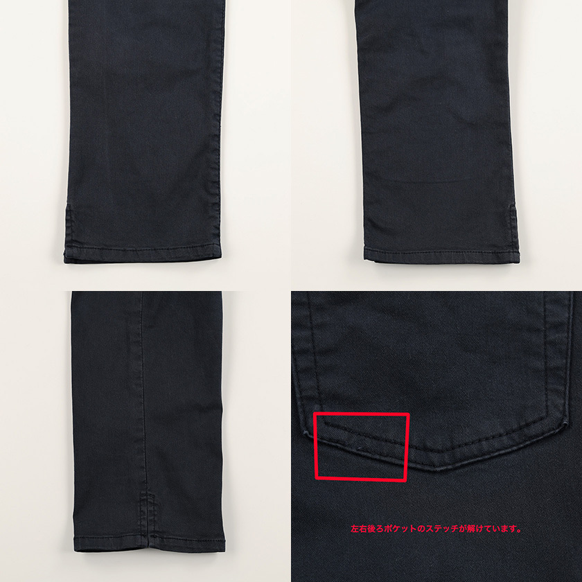 90*s. Harriss Harris укороченные брюки стрейч брюки ( Испания производства ) 38(M) темно-синий ( Junk товар )