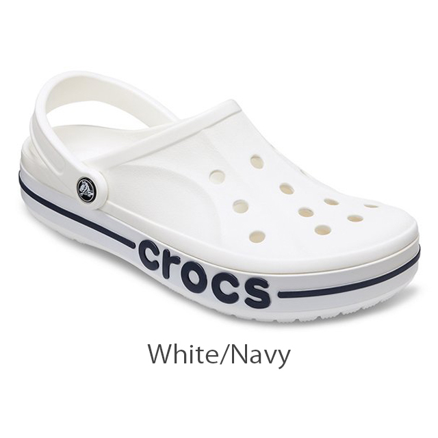 24cm クロックス crocs バヤバンド クロッグ Bayaband Clog White / Navy ホワイト ネイビー M6W8