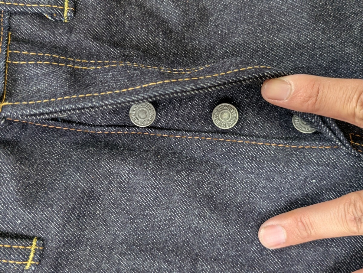 realmaccoys S614 W33L34 ノンウォッシュデニム リアルマッコイズ levis lee warehouse denime resolute fullcount sugarcane TCBジーンズ