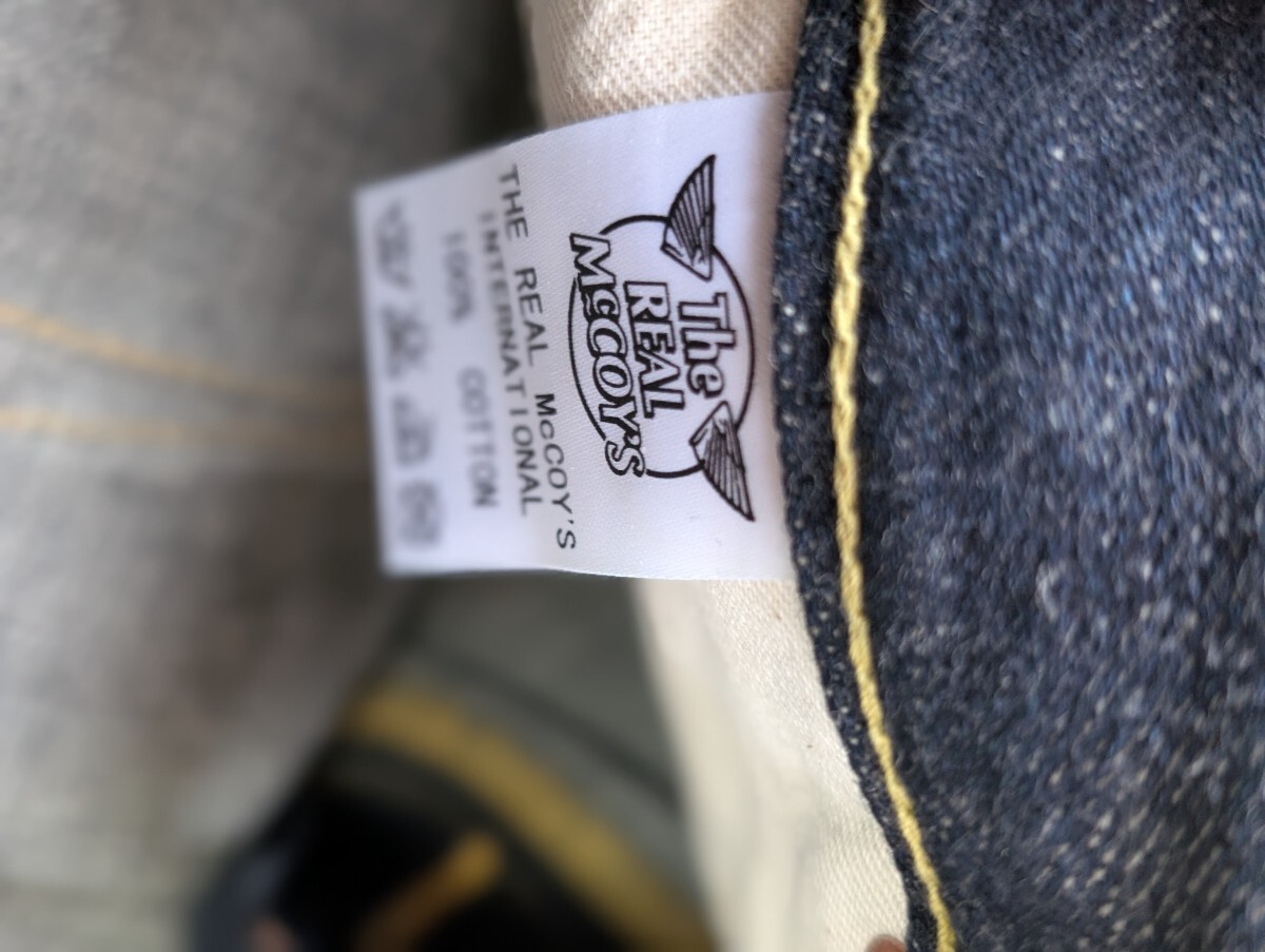 realmaccoys S613 W33 デニム　リアルマッコイズ levis lee warehouse denime resolute fullcount sugarcane TCBジーンズ