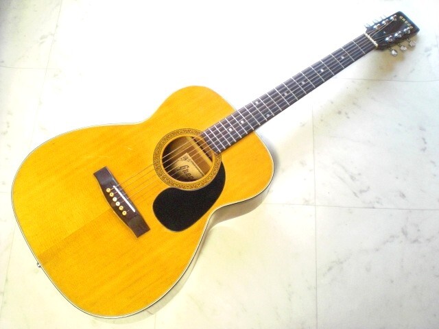 1969年フジゲン制 Greco 最初期のOOO　弦高2mm &虎杢トップ＆バック　更にエレアコ仕様！ 素晴らしいコンディション！ 安心のフルメンテ済