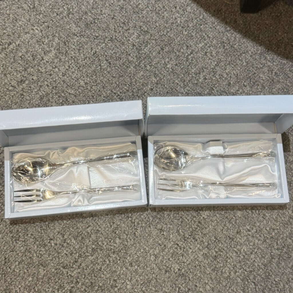 ④メーカー色々 カトラリーset●スプーン?フォーク?ナイフ?ティ スプーン?デザートスプーン フォークなど●未使用品 保管品