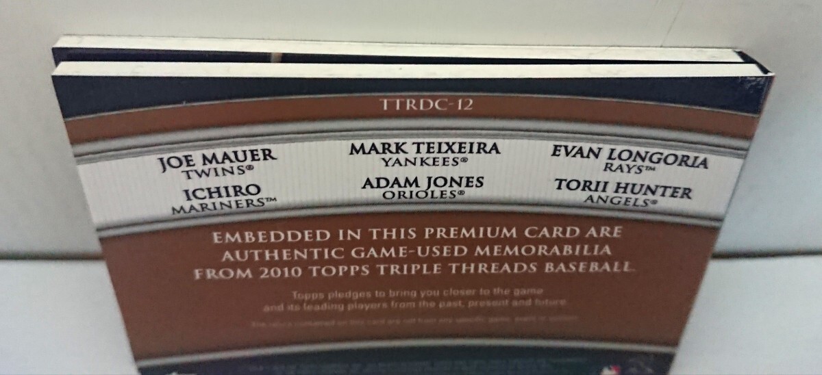 イチロー・激レア】topps MLB 2010 ジャージーカード TRIPLE