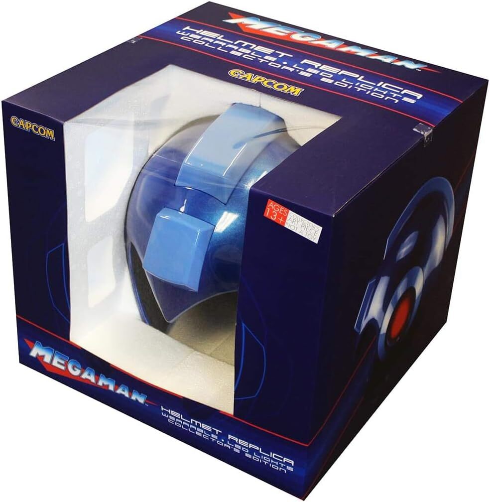 ロックマン(MEGAMAN)ヘルメット(箱付き)&アパレル 6点セット 送料込み ロックマン(MEGAMAN)ヘルメット(箱付き)&アパレル 6点