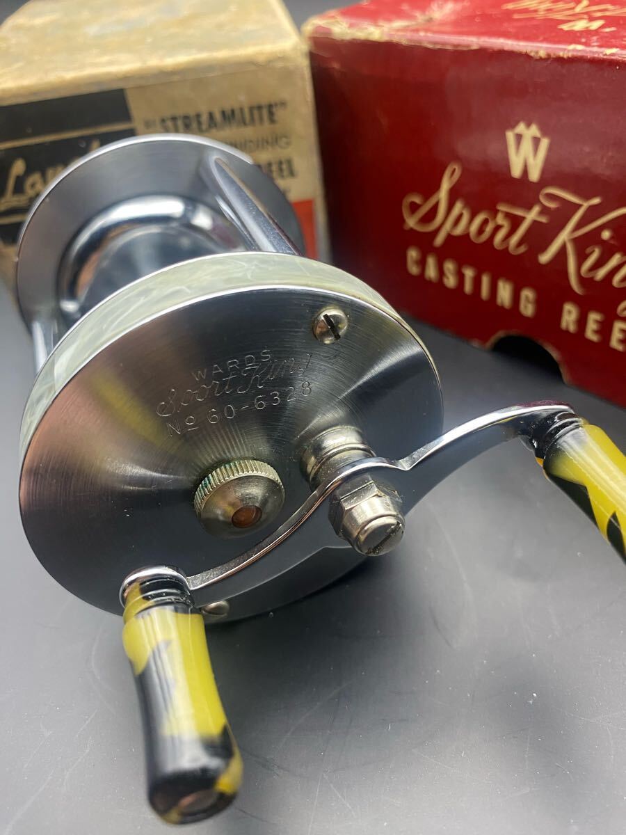 SPORT KING model-8 USA no. 60 6328 モデル アメリカンビンテージ ダイレクトリール オールドタックル オールドリール 美品_画像6