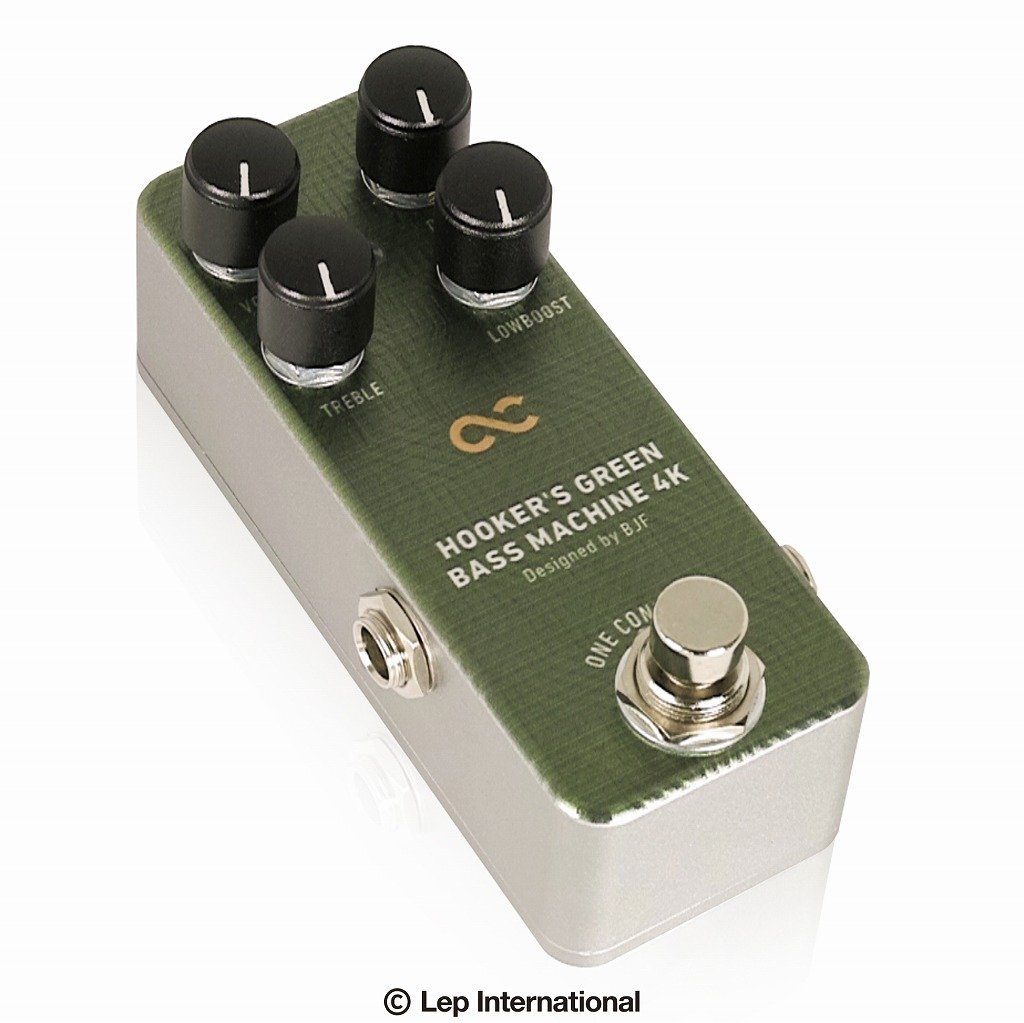 最落無し! One Control　HOOKER'S GREEN BASSMACHINE 4K　/ a48704　ベースチューブアンプに匹敵する 広いダイナミクスレンジ！ 1円