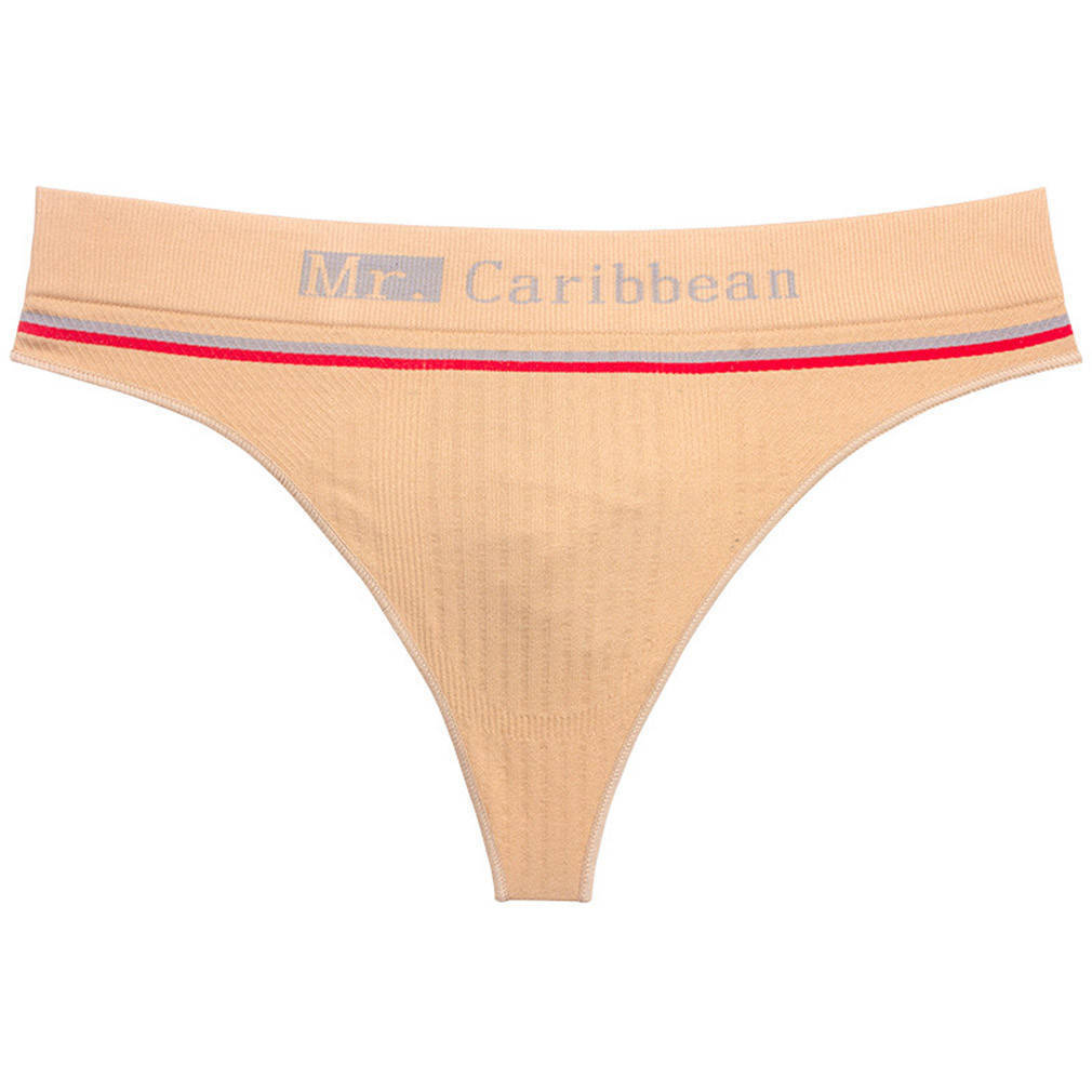 Tバック メンズ 下著 ビキニ セクシー Mr.CARIBBEAN ミスターカリビアン 立體感 ストレッチ おしゃれ 勝負(fù)下著 新感覚 XL フレッシュ